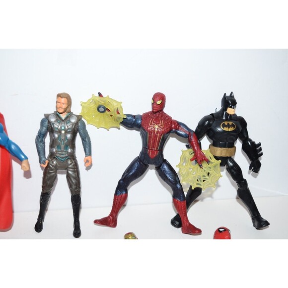 DC Comics Mixed Loose Action Figure Toy Lot Batman Robin Superman avengers - Picture 5 of 16